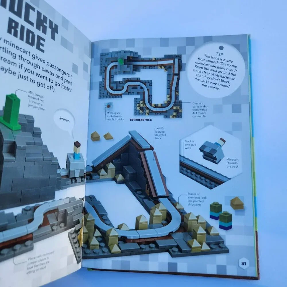 LEGO Minecraft Ideas Hardcover Book 80 pages 9780744099157 ISBN-10 ‏ : ‎ 0744099